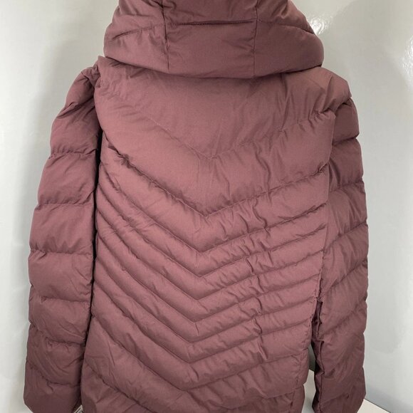 NEW MICHAEL KORS Women’s Packable Hooded Puffer Coat – Burgundy - Picture 9 of 11